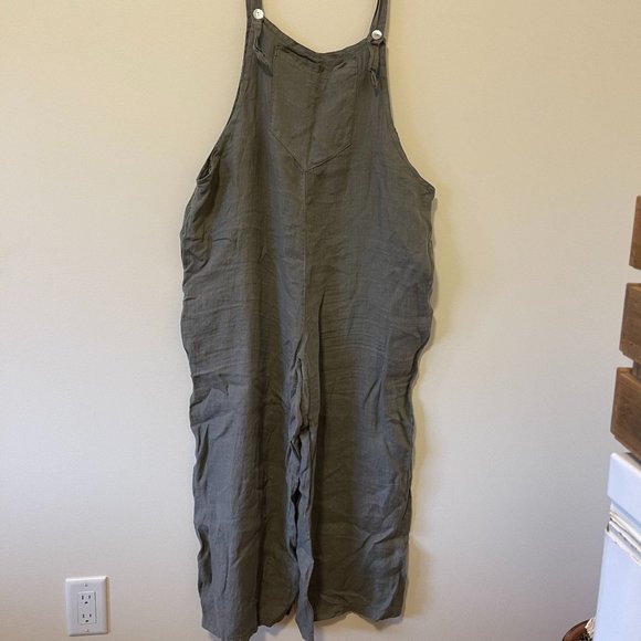 Linen Jumpsuit - Picture 2 of 11